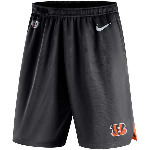 Men's Cincinnati Bengals Nike Black Knit Performance Shorts,We sell and wholesale Men's Cincinnati Bengals Nike Black Knit Performance Shorts on line form chian!